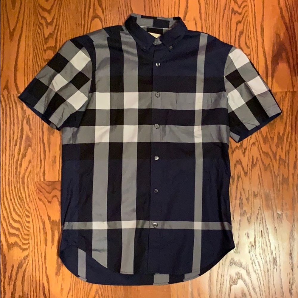 Burberry Short-Sleeve Button Down Shirt